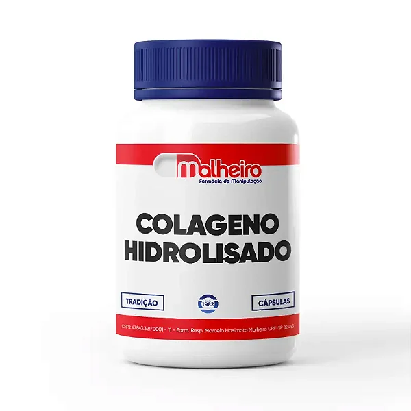 Colágeno Hidrolisado 500 mg Cápsulas