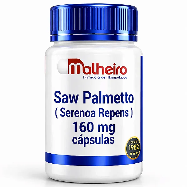 Saw Palmetto 160 mg – Apoio Natural à Saúde do homem