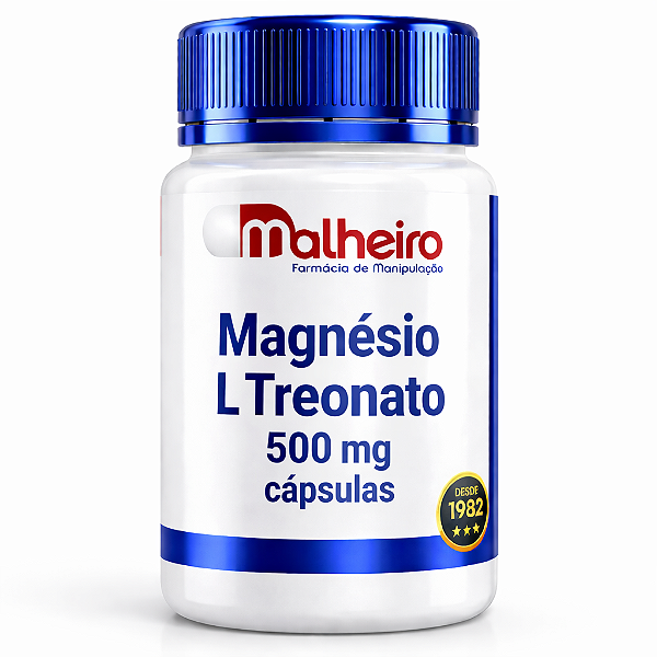 Magnésio L-Treonato 500 mg – Memória, Foco e Saúde Cerebral