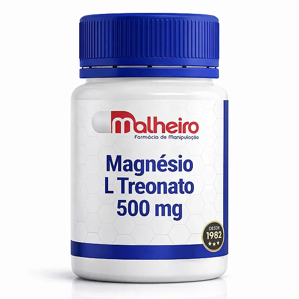 Magnésio L-Treonato 500 mg – Memória, Foco e Saúde Cerebral