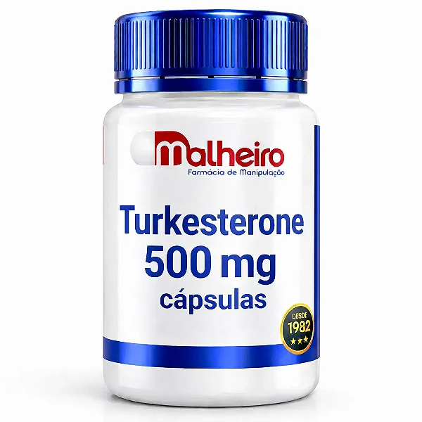 Turkesterone 500 mg – Força e Hipertrofia