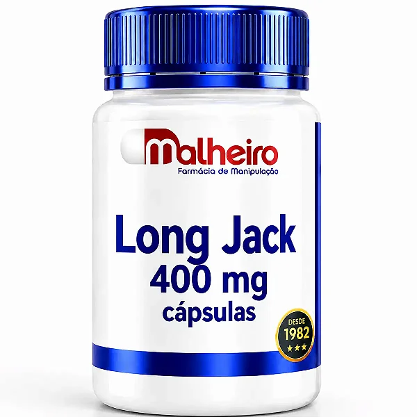 Long Jack 400 mg (Tongkat Ali) – Vitalidade, Energia e Desempenho Masculino