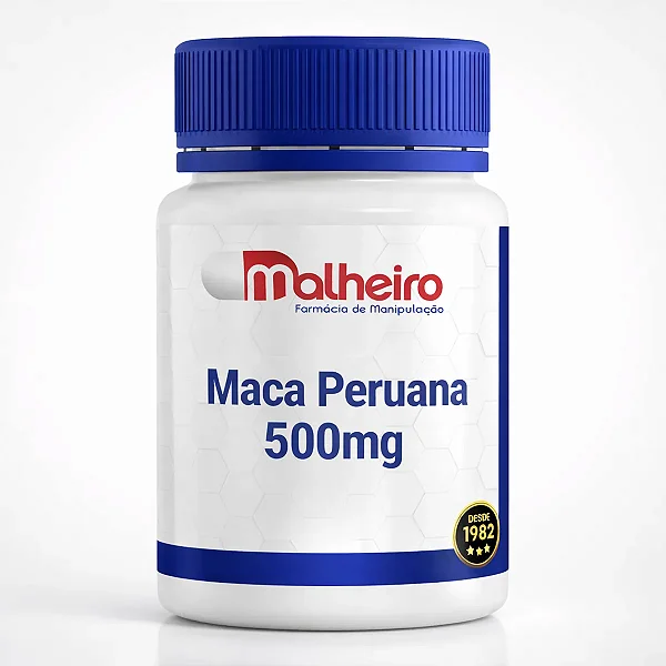 Maca Peruana 500 mg – Energia, Vitalidade e Disposição Natural