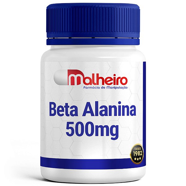Beta Alanina 500 mg – Suporte para Desempenho Físico e Resistência Muscular