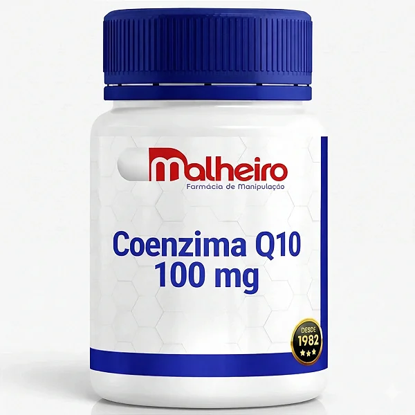 Coenzima Q10 100 mg – Energia Celular e Saúde Cardiovascular
