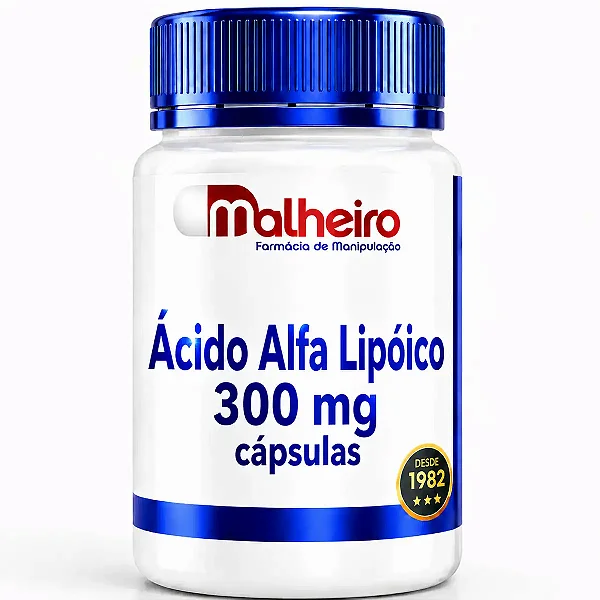 Ácido Alfa Lipóico 300 mg – Antioxidante Completo e Suporte ao Metabolismo Celular