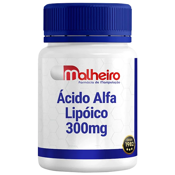 Ácido Alfa Lipóico 300 mg - Suplemento Antioxidante Natural