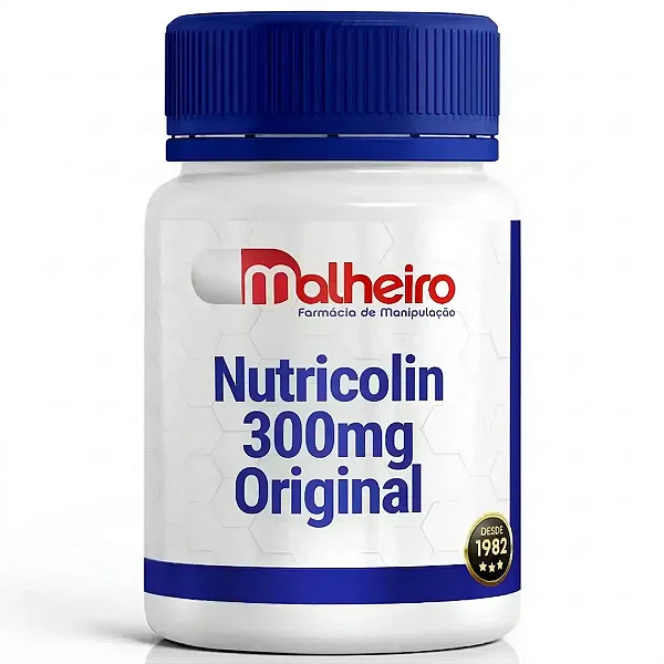 Nutricolin 300 mg Original Cápsulas Vegetais – Beleza de Dentro para Fora