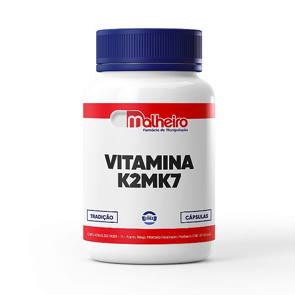 Vitamina K2MK7 120 mcg – Suplemento Avançado para Ossos e Coração