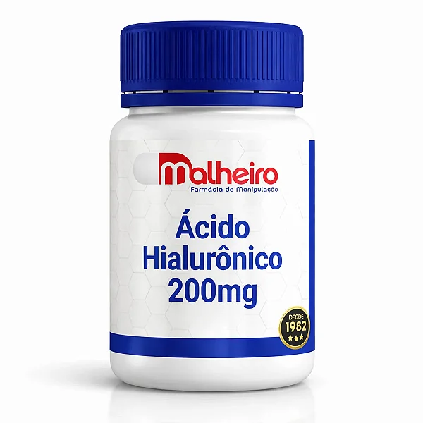 Ácido Hialurônico 200 mg – Suplemento Avançado para Pele e Articulações