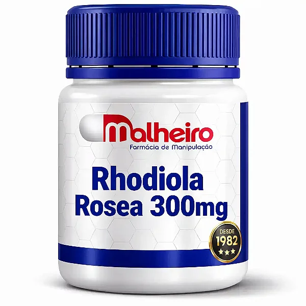 Rhodiola Rosea 300 mg – Vitalidade e equilíbrio para o dia a dia