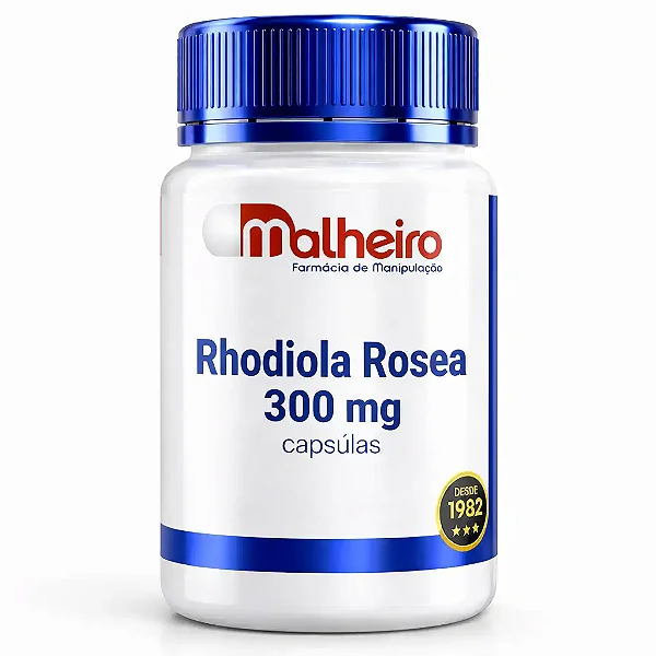 Rhodiola Rosea 300 mg – Vitalidade e equilíbrio para o dia a dia