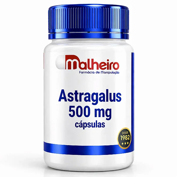 Astragalus 500 mg – Vitalidade, Imunidade e Longevidade