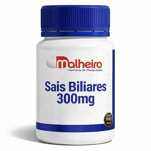 Sais Biliares 300 mg – Apoio Digestivo e Hepático