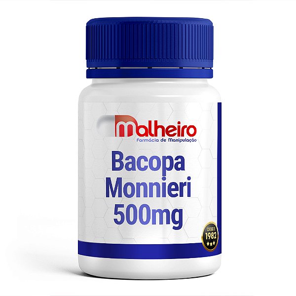 Bacopa Monnieri 500 mg – Suporte Cognitivo Avançado