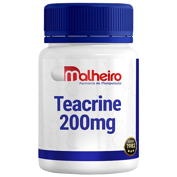 Teacrine 200 mg – Energia e Clareza Mental de Alta Performance