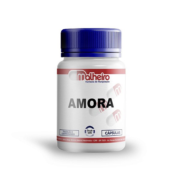 Amora 500 Mg Cápsulas Farmacia Malheiro Farmacia De Manipulação Suplementos 2857