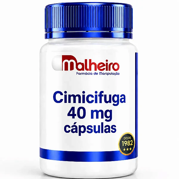 Cimicifuga ( Black Cohosh ) 40 mg – Equilíbrio Natural para o Climatério