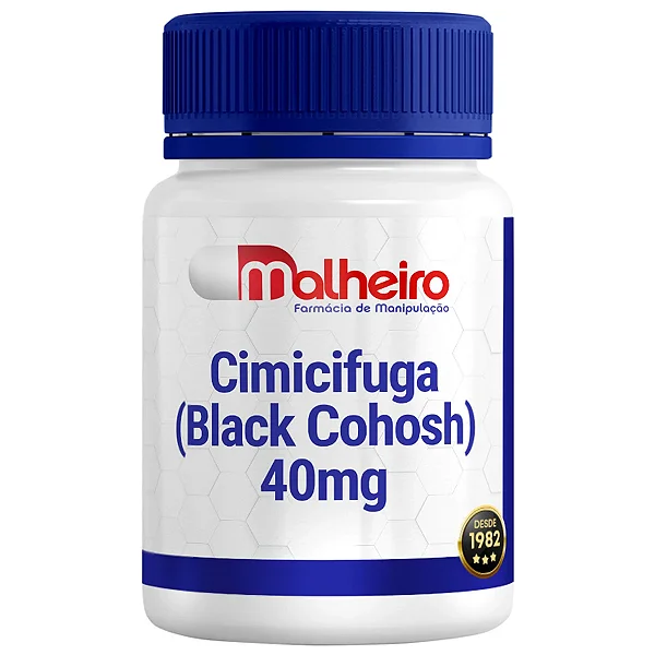 Cimicifuga ( Black Cohosh ) 40 mg – Equilíbrio Natural para o Climatério