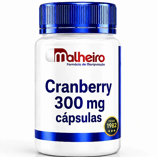 Cranberry 300 mg – Suporte Natural ao Trato Urinário
