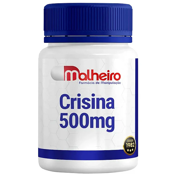 Crisina 500 mg – Suporte natural à vitalidade e equilíbrio hormonal