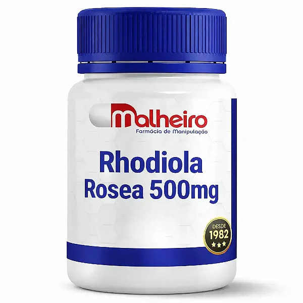 Rhodiola Rosea 500 mg – Equilíbrio mental, foco e energia natural