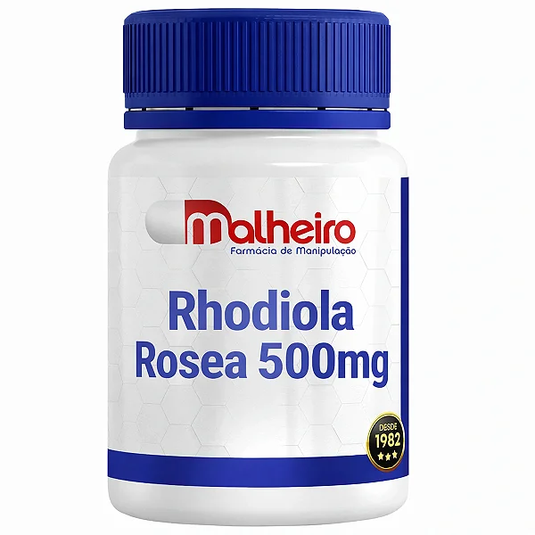 Rhodiola Rosea 500 mg – Equilíbrio mental, foco e energia natural