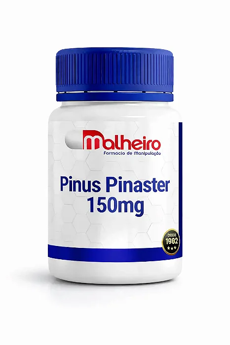 Pinus Pinaster 150 mg – Antioxidante Natural para Saúde Vascular, Pele e Envelhecimento Saudável