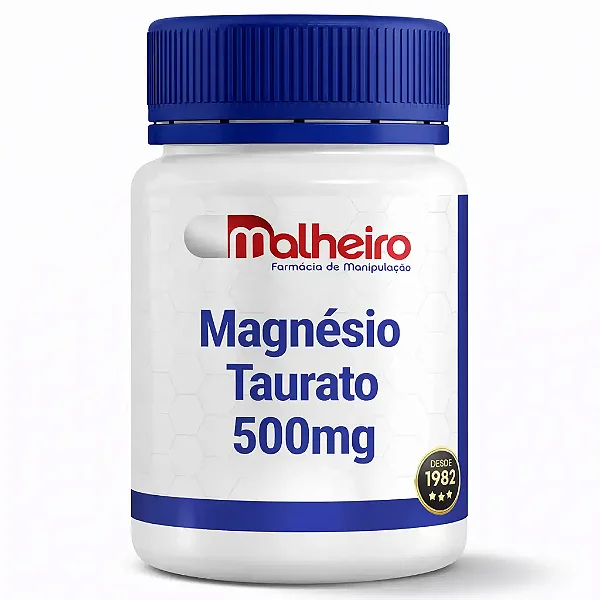 Magnésio Taurato 500 mg – Apoio Cognitivo e Cardiovascular