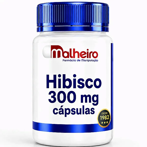 Hibisco 300 mg – Metabolismo, Peso e Saúde do Coração | Malheiro