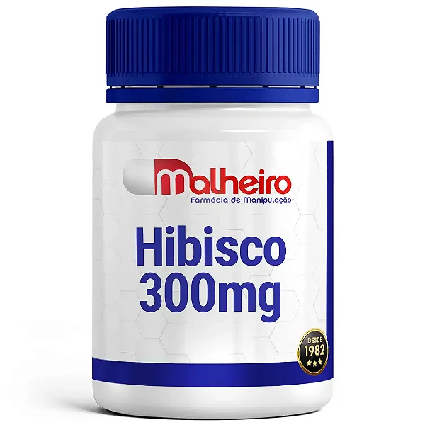 Hibisco 300 mg – Metabolismo, Peso e Saúde do Coração | Malheiro