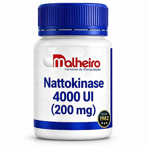 Nattokinase 4000 FU (200 mg) – Circulação e Saúde Cardiovascular