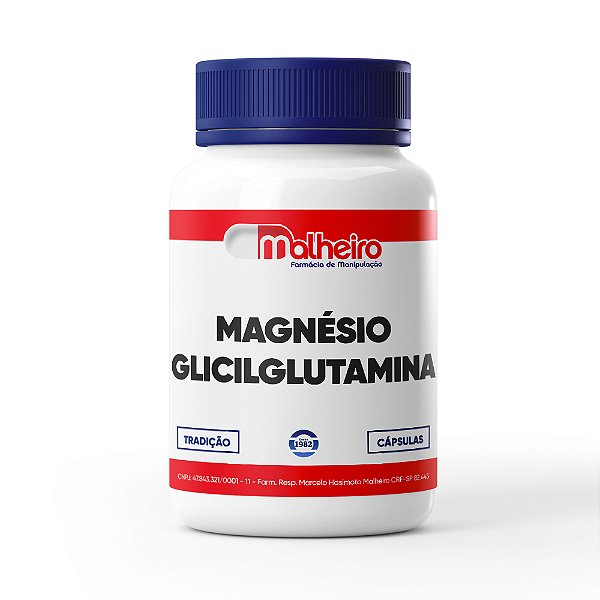 Magnésio Glicil Glutamina 500 mg – Suplemento para maior tolerância gastro intestinal