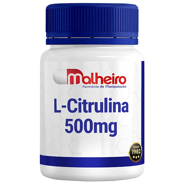 L-Citrulina 500 mg – Apoio à Performance e Saúde Muscular
