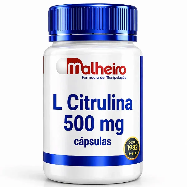 L-Citrulina 500 mg – Apoio à Performance e Saúde Muscular