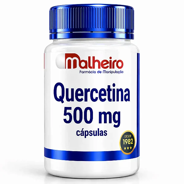 Quercetina 500 mg – Potente Ação Antioxidante e Imunológica
