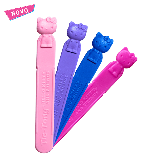 Abaixador de Língua Tic-Tong® Jr Hello Kitty® and Friends|S|R$31,90|POR PACOTE|(50 PACOTES X 40 UNIDADES)