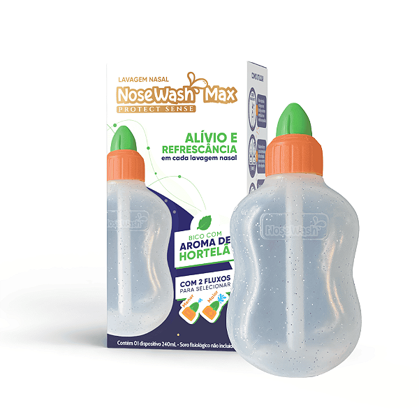 NoseWash Max 240mL Protect Sense
