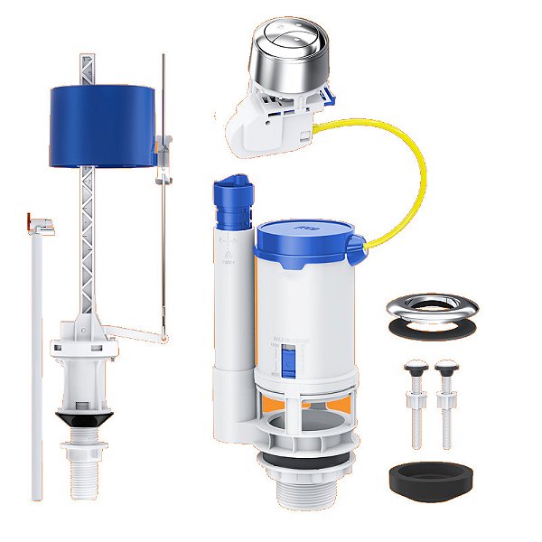 Kit Caixa Acoplada Reparo Completo Acionamento duplo Roco