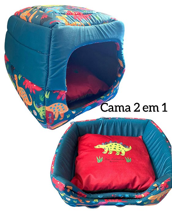 Cama e Toca Dino  2 em 1