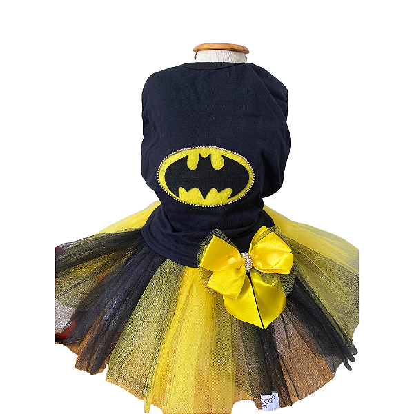Vestido Batgirl Amarelo