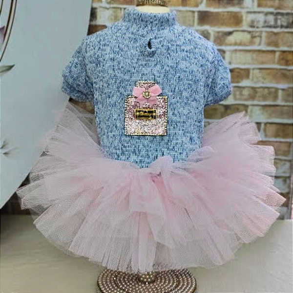 Vestido Tricô Perfume
