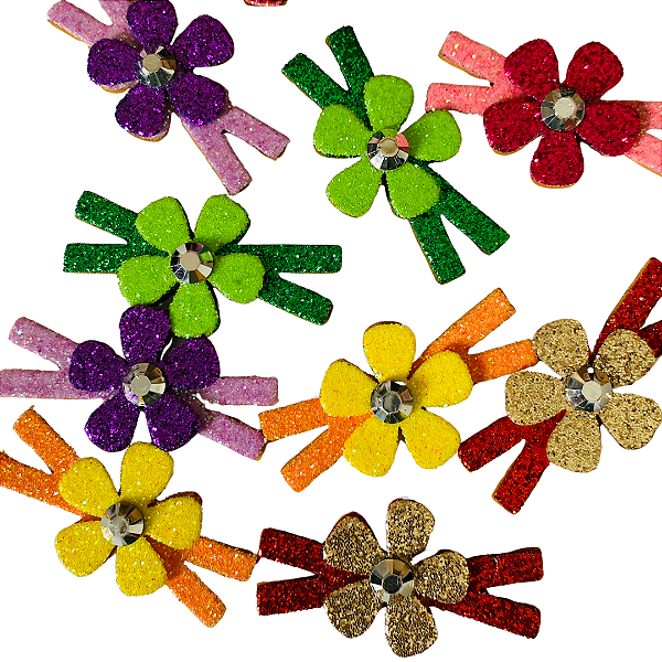 Kit adesivos coroa flor Mini