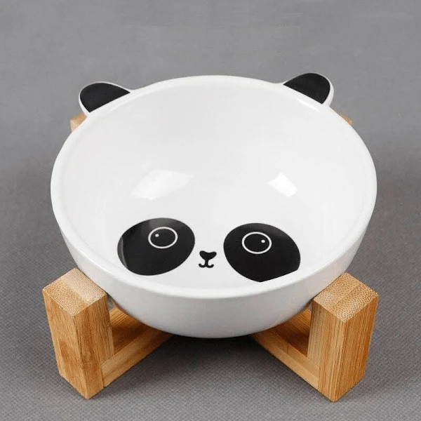 Comedouro em Porcelana Panda