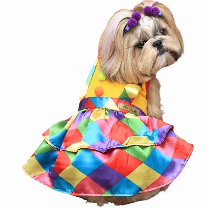 Vestido Palhacinha pra Pet