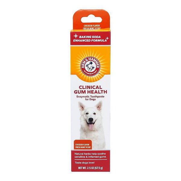 ARM & HAMMER CLINICAL GUM HEALTH - PASTA DE DENTES ENZIMÁTICA PARA CÃES,