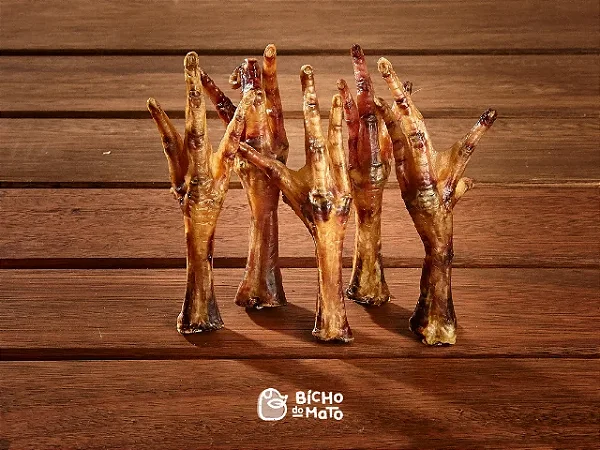 Pés de Galinha, petiscos naturais para Pet