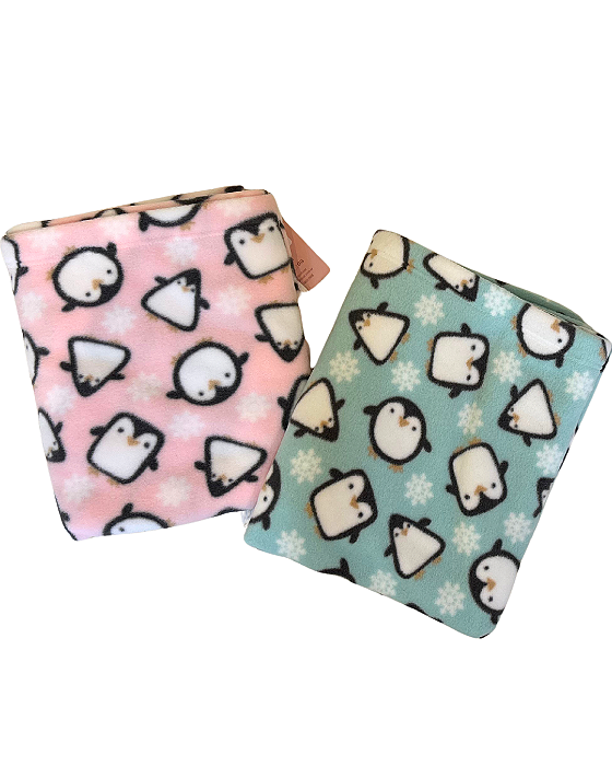 Cobertor em Soft para pet Pinguin
