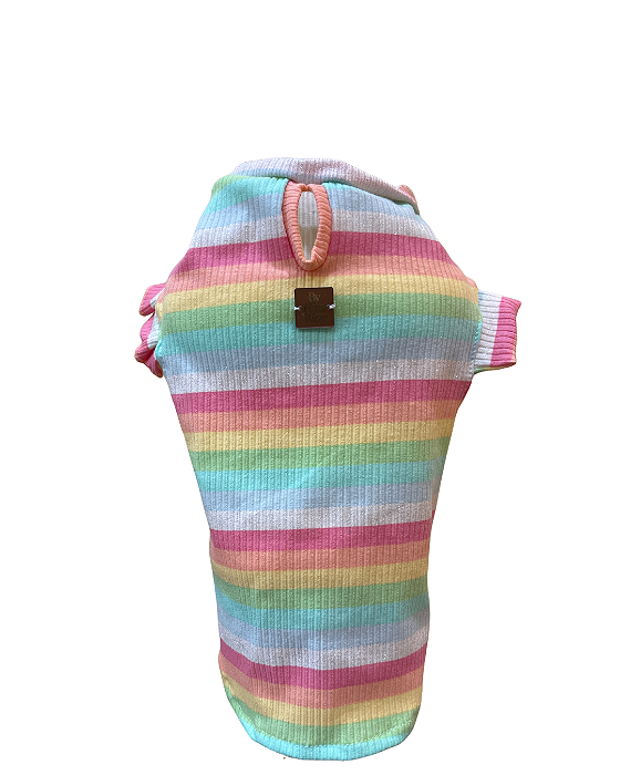 Camiseta canelada Listras Lurex Fluflu