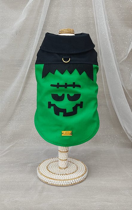 Camisa Franke verde Halloween